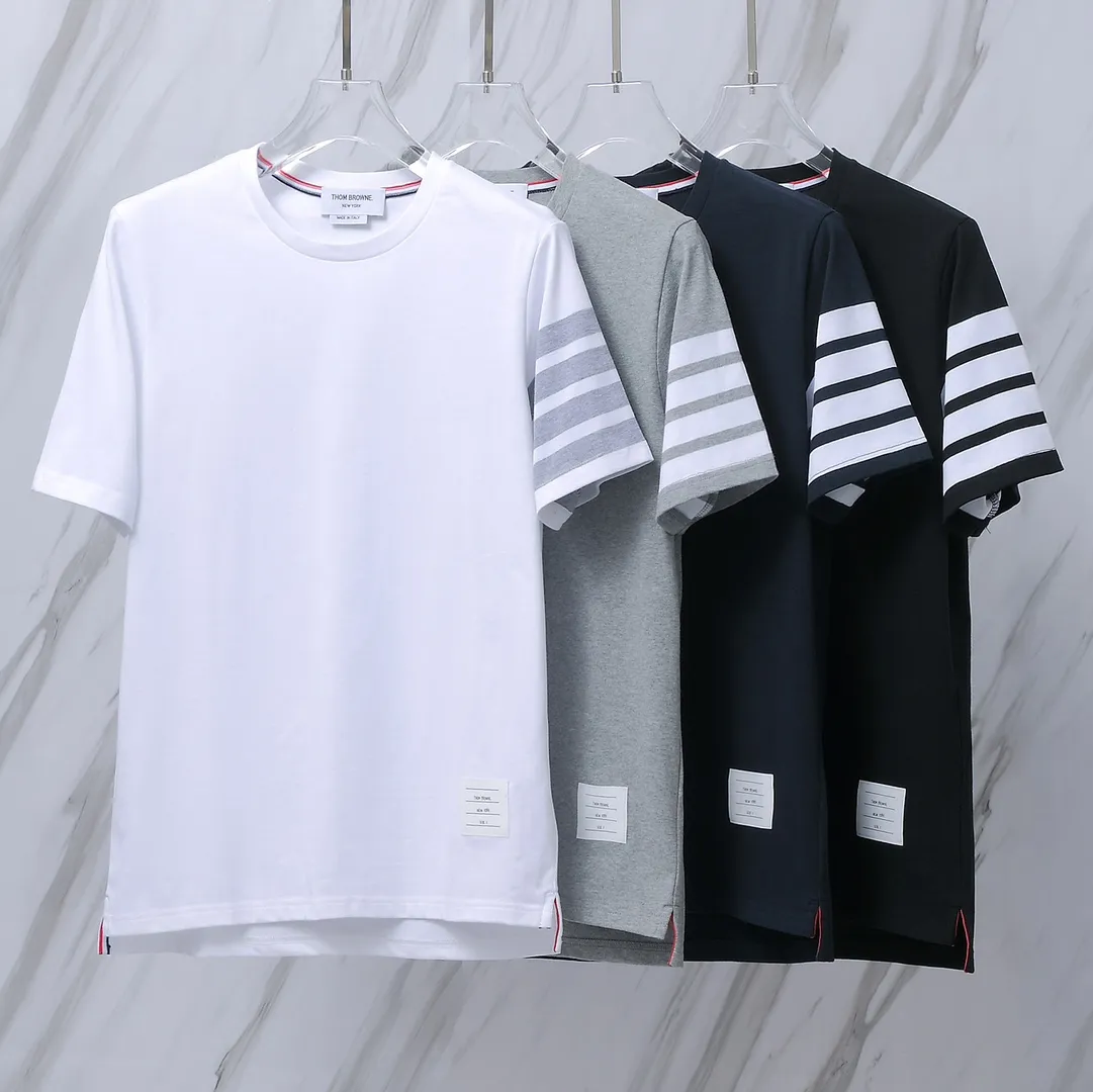 ：T 05（TB T ） THOM BROWNE TB 230 T 230 Authentic Factory Quality Same Style + Authentic Size：0/1/2/3/4 ：White/Black/Navy Blue/Gray